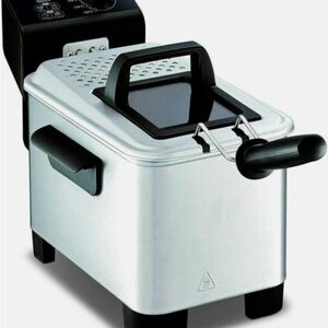 NEW Stainless Steel T-Fal Easy Pro Deep Fryer with Black Accents No Box